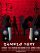 A beauitful party illustration poster design