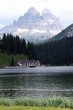 Lago di Misurina nelle Dolomiti Italy