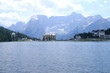 Lago di Misurina nelle Dolomiti Italy
