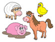 Country animals collection