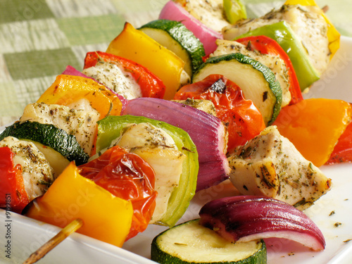Photo: Colorful Chicken Kebabs Colorful Chicken Kebabs