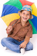child with umbrella child with umbrella