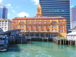 Auckland Harbor And Ship Auckland Harbor And Ship