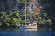 Wooden Boats at Blue Voyage in Turkey