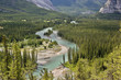 The Hoodoos in August in Banff National Park Canada The Hoodoos in August in Banff National Park Canada