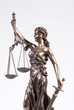 Justitia figur, close-up