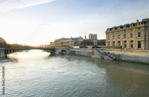 Photo: Frankreich, Paris, Seine, Pont d'Arcole Frankreich, Paris, Seine, Pont d'Arcole