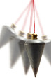 Plumb-line, close-up