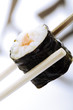 Maki sushi with salmon