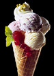 Ice cream, fruit varieties