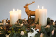 Advent wreath, close-up