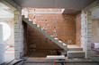 Staircase of a home under construction