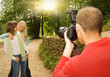 Outdoors photoshoot