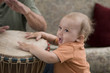 toddler drumming 2