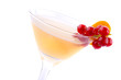 Cocktail drink on fruit/ isolated Cocktail drink on fruit/ isolated
