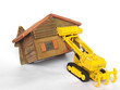 Eviction from house being demolished