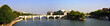 France, Paris: Panoramic city view with Seine river