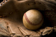 Baseball and Glove Baseball and Glove