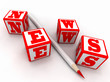 Blocks with letters form a word "NEWS"