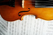Musical background – instruments. Shot in studio..