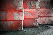 piles of hot iron blocks in foundry