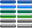 Glossy buttons. Glossy buttons.