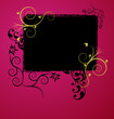 A beauitful floral banner design