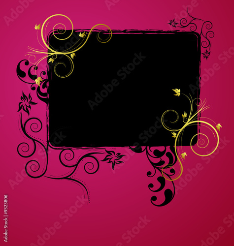 banner design background. floral anner design