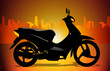 Illustration: Motocicleta Motocicleta