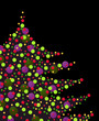 sapin confettis