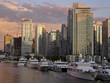 Residential High-Rises and Marina in Coal Harbour Vancouver