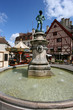Famous fountain in Dijon, Burgundy, France