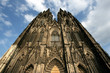 Cologne cathedral in the light of setting sun Cologne cathedral in the light of setting sun
