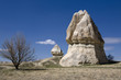 Strange and amazing stone formations in Cappadocia, Turkey
