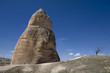 Strange and amazing stone formations in Cappadocia, Turkey