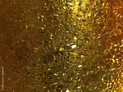 Illustration: gold crystal texture gold crystal texture