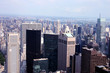 Buildings in New York City on a hazy day. Buildings in New York City on a hazy day.