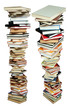 The Books built in high pile.
