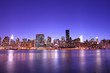 Midtown Manhattan skyline at Night Lights, NYC