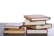 Stacked books