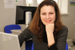 Business woman smiling