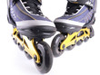 A pair of roller skates on a white background A pair of roller skates on a white background