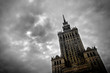 Pałac Kultury i Nauki – chmury nad Warszawą
