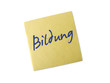 Notizzettel gelb