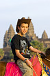 Children visiting  Angkor Wat Temple Siem reap, Cambodia.