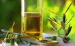 Oliveoil and olives.