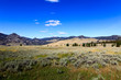 The scenery in Yellowstone National Park in Wyoming The scenery in Yellowstone National Park in Wyoming