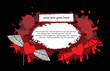 abstract love and hate design,  eps vector illustration