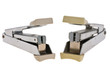 Stapler for papers on a white background