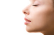 Profile Of Feminine Face With ...